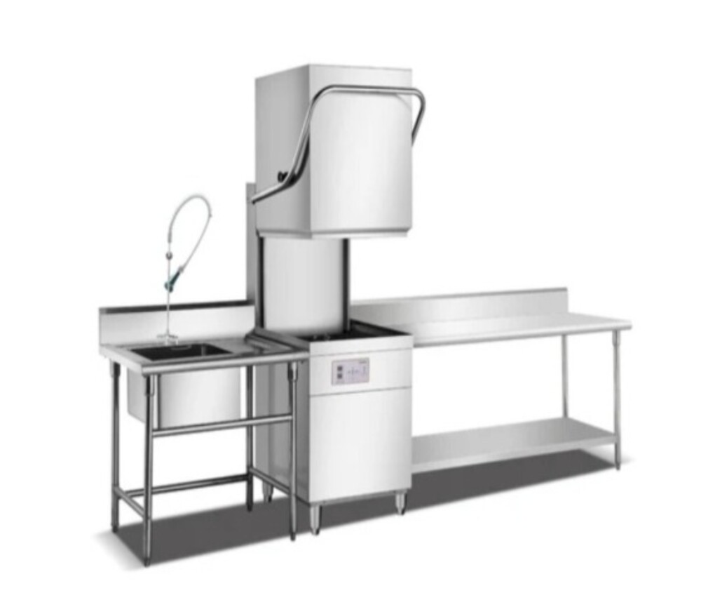 Commercial Dishwashing Machine - Color: Silver