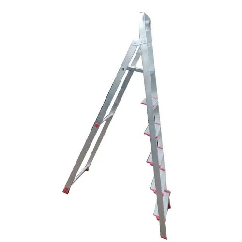 Heavy Duty Aluminum Folding Ladder - 6 ft Height | Industrial Step Ladder, Slip-Resistant Steps, 300lbs Capacity, Easy Assembly, Indoor & Outdoor Use