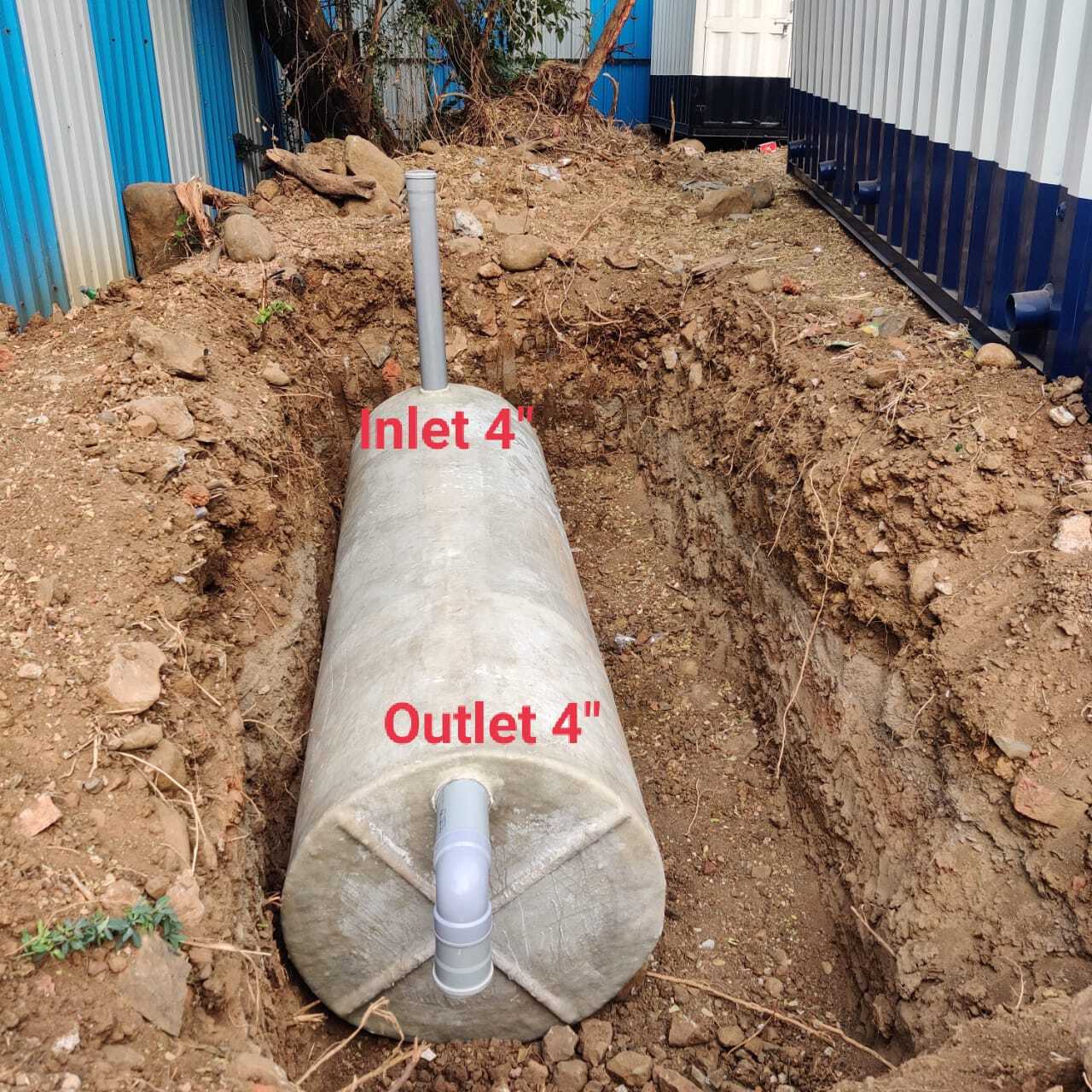 Biodigester Tank - Frp Material, 1000 Ltr Size, Green Color | Rectangular Shape, Ideal For Organic Waste Treatment And Biogas Production