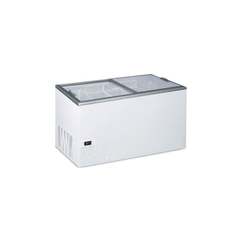 Sliding Lid Flat Glass Top Deep Freezer - Capacity: 310 Ltr/Hr
