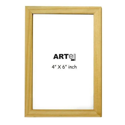 Wooden Photo Frame - Color: Light Brown