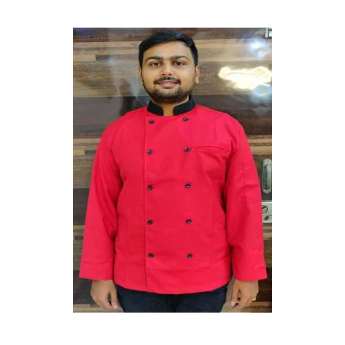 Multi-color Chef Coat - Cotton Material, Sizes S To Xl, Vibrant Color Selection | Modern Style, Specialty Washable Fabric For Easy Maintenance