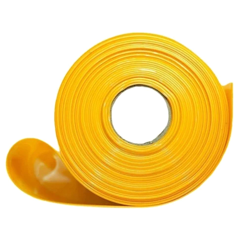 Premium Yellow PVC Strip Curtain - 5mm Thick | Modern Design, Plain Dyed Pattern, Easy Installation and Maintenance, Suitable for Various Applications