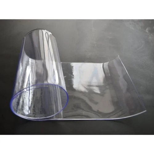 PVC Transparent Strip Curtain - 4 mm Thickness | Heat-Insulation, Modern Design, Plain Dyed Pattern, Available in Various Colors
