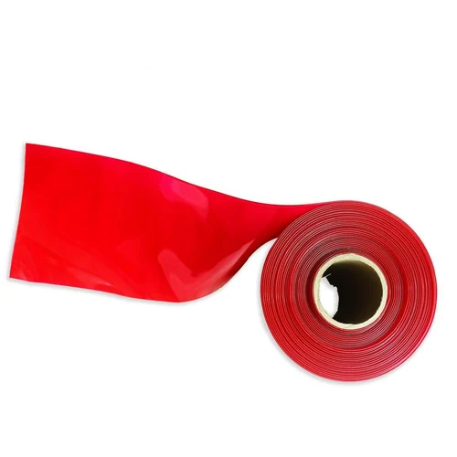 Premium Red PVC Strip Curtain Roll - PVC Material, 3 mm Size, Modern Design , Available in Various Colors with Plain Dyed Pattern