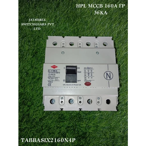 Hpl Tabbasix2160N4P 160A Fp 36 Ka Mccb - Product Type: High Voltage