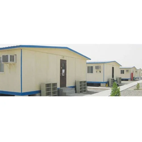 Prefab Accommodation - Color: White & Blue