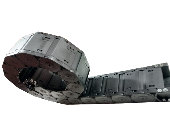 Cable Drag Chain 60x100 Close Type Chain - Color: Black