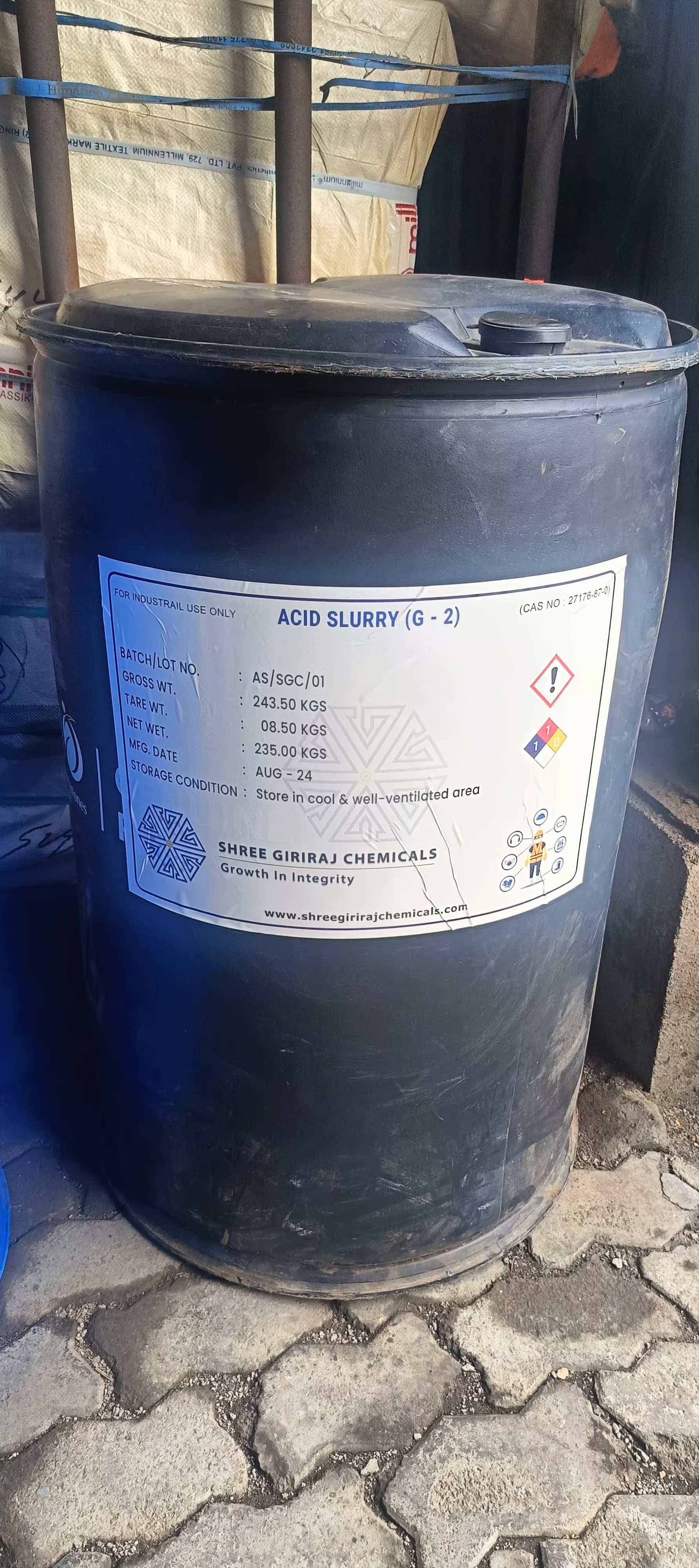 Acid Slurry (Substitute) - Cas No: 27176-87-0