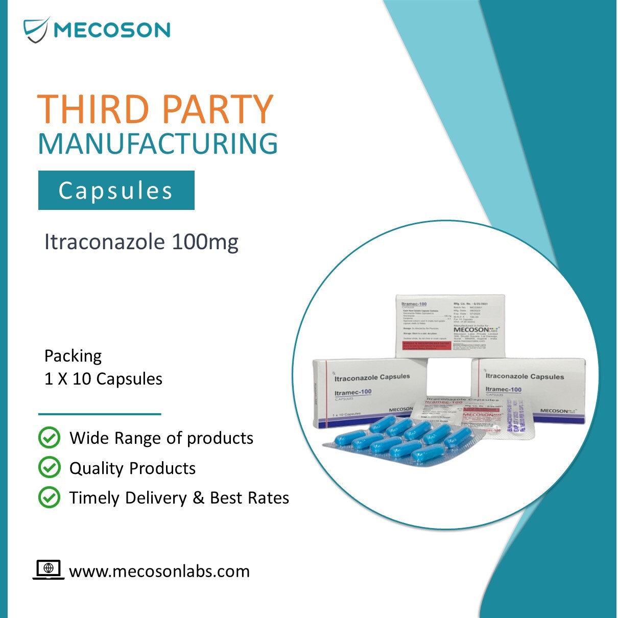 Itraconazole 200mg Cap - Age Group: Adult