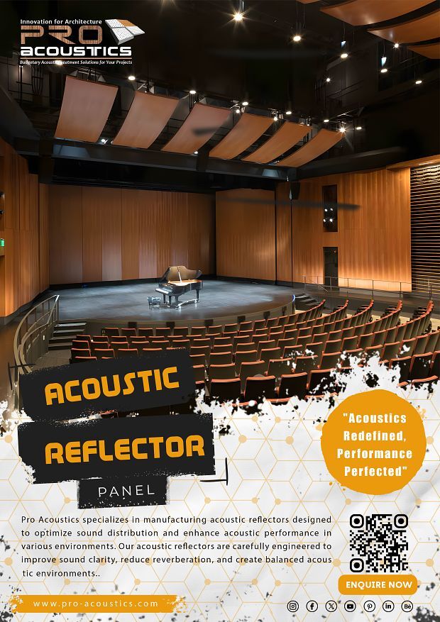 Acoustical Reflector Panel - Application: Auditoriums Conference Halls