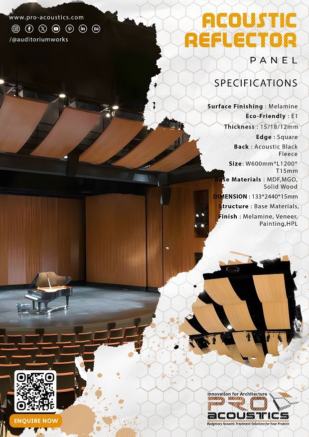 Acoustical Reflector Panel - Application: Auditoriums Conference Halls