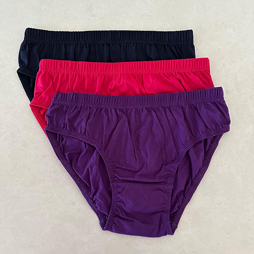 Ladies Plain Panty - Cotton Fabric, High Cut Design , Available In All Sizes And Colors