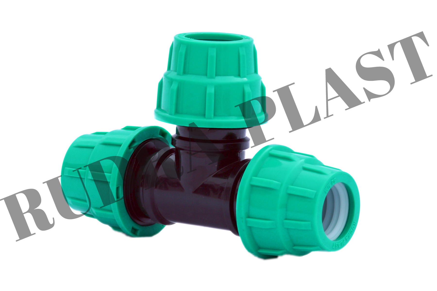 Pp Compression Fittings - Plastic Material | Green Color, Other Connection