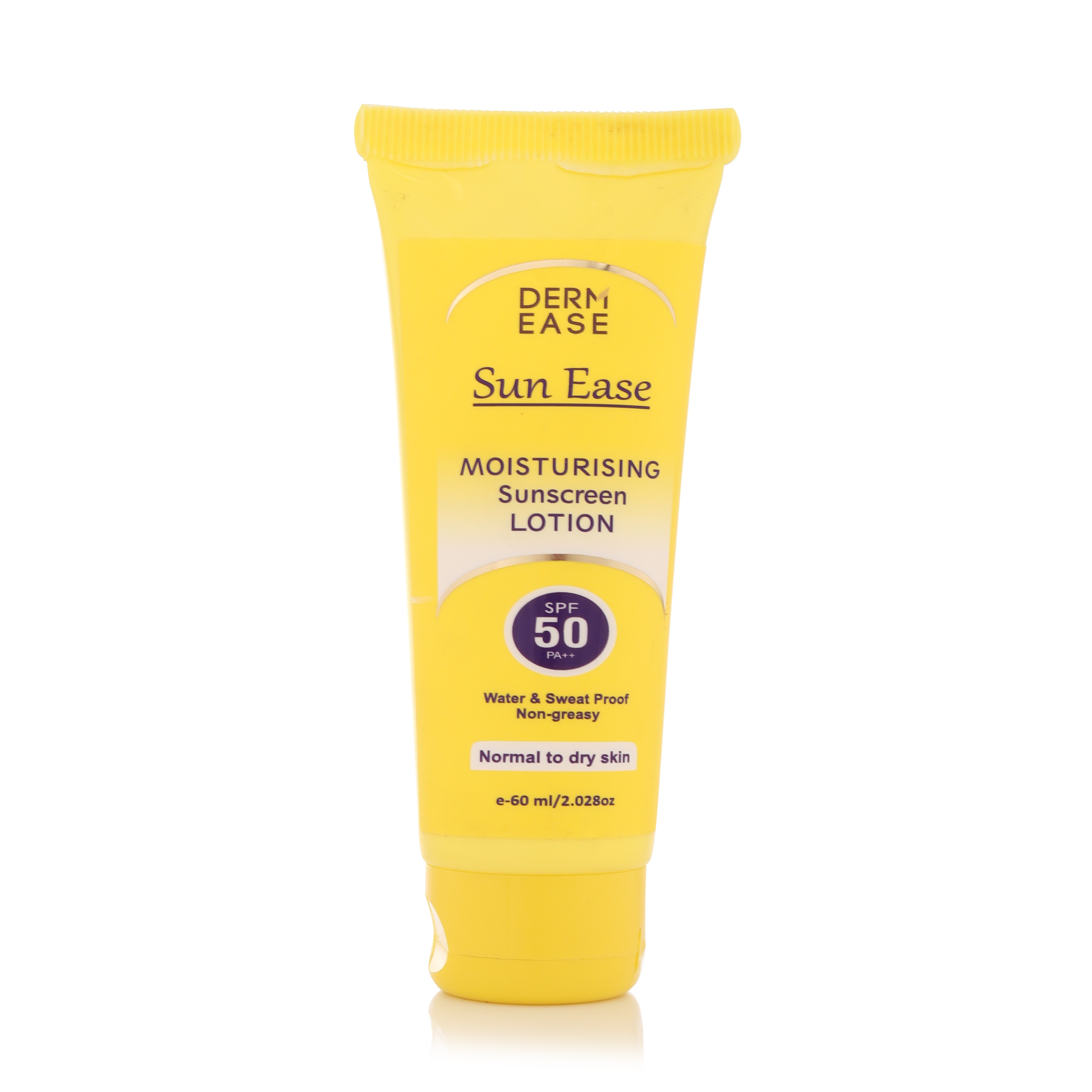 Sun Ease Sunscreen Spf 50 Plus Lotion - Ultra Light Matte Finish, Water Resistant, Non-comedogenic, High Uva And Uvb Protection With Zinc And Vitamin C