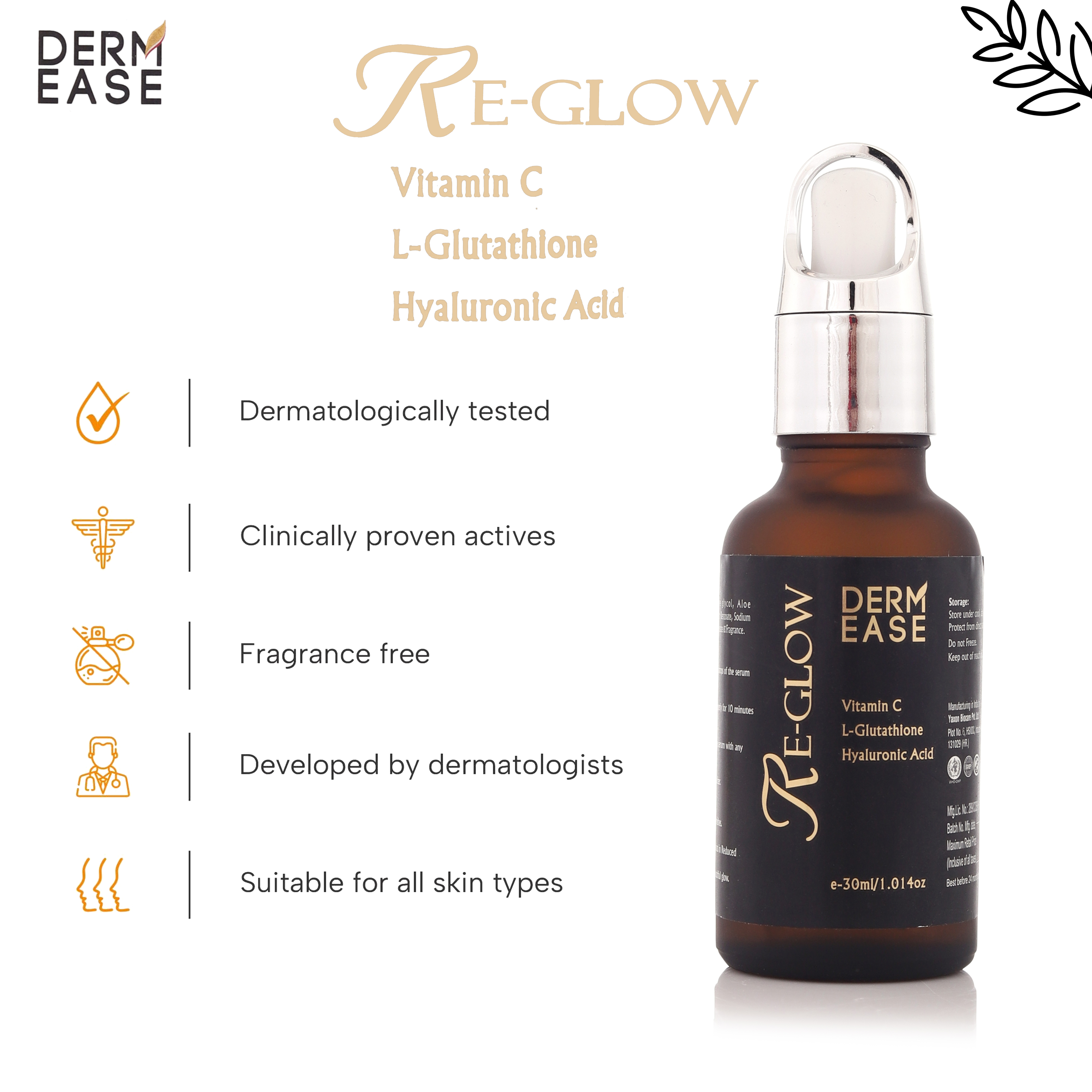 Re Glow Face Serum - Age Group: Above 18 Year