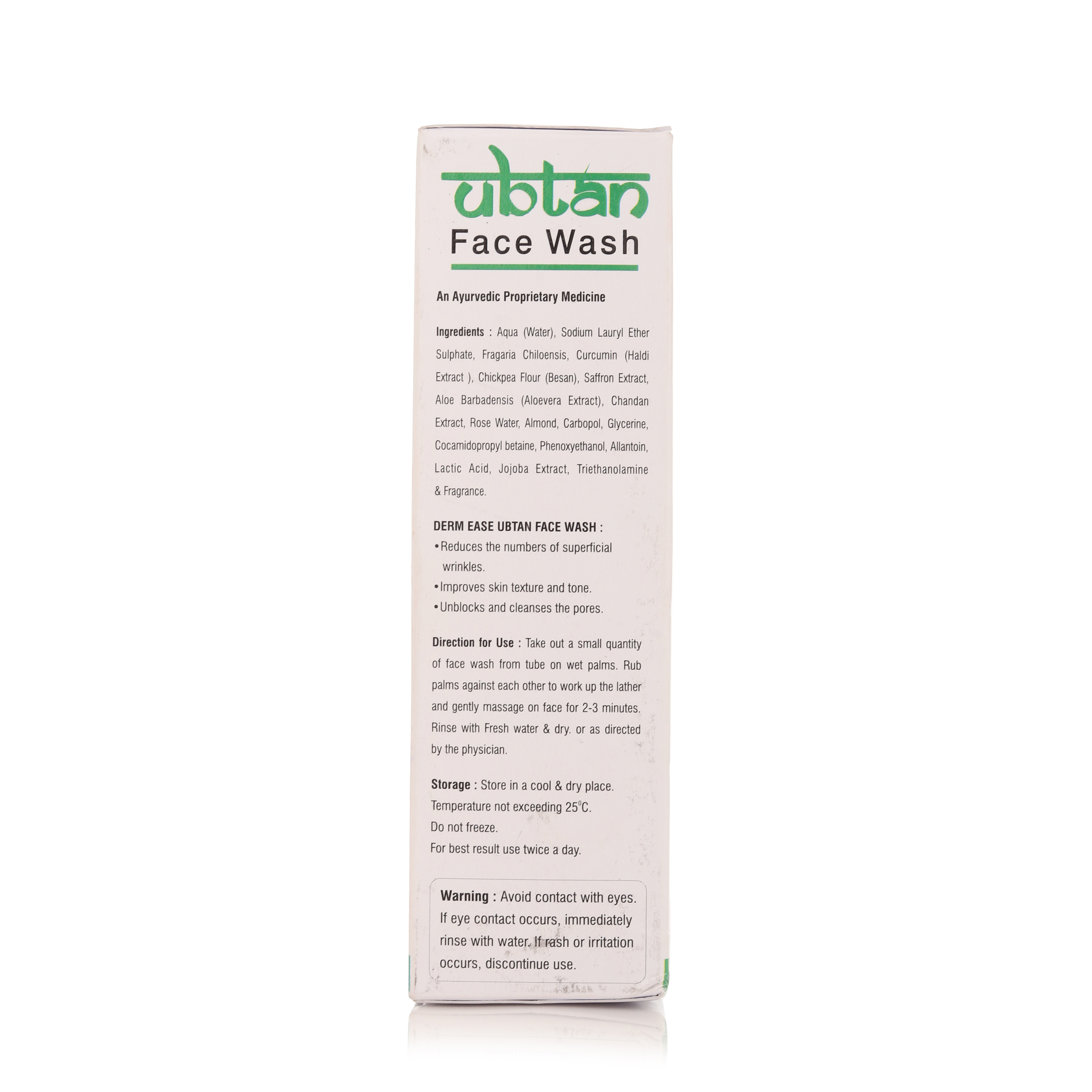 Ubtan Face Wash - Shelf Life: 2 Year Years