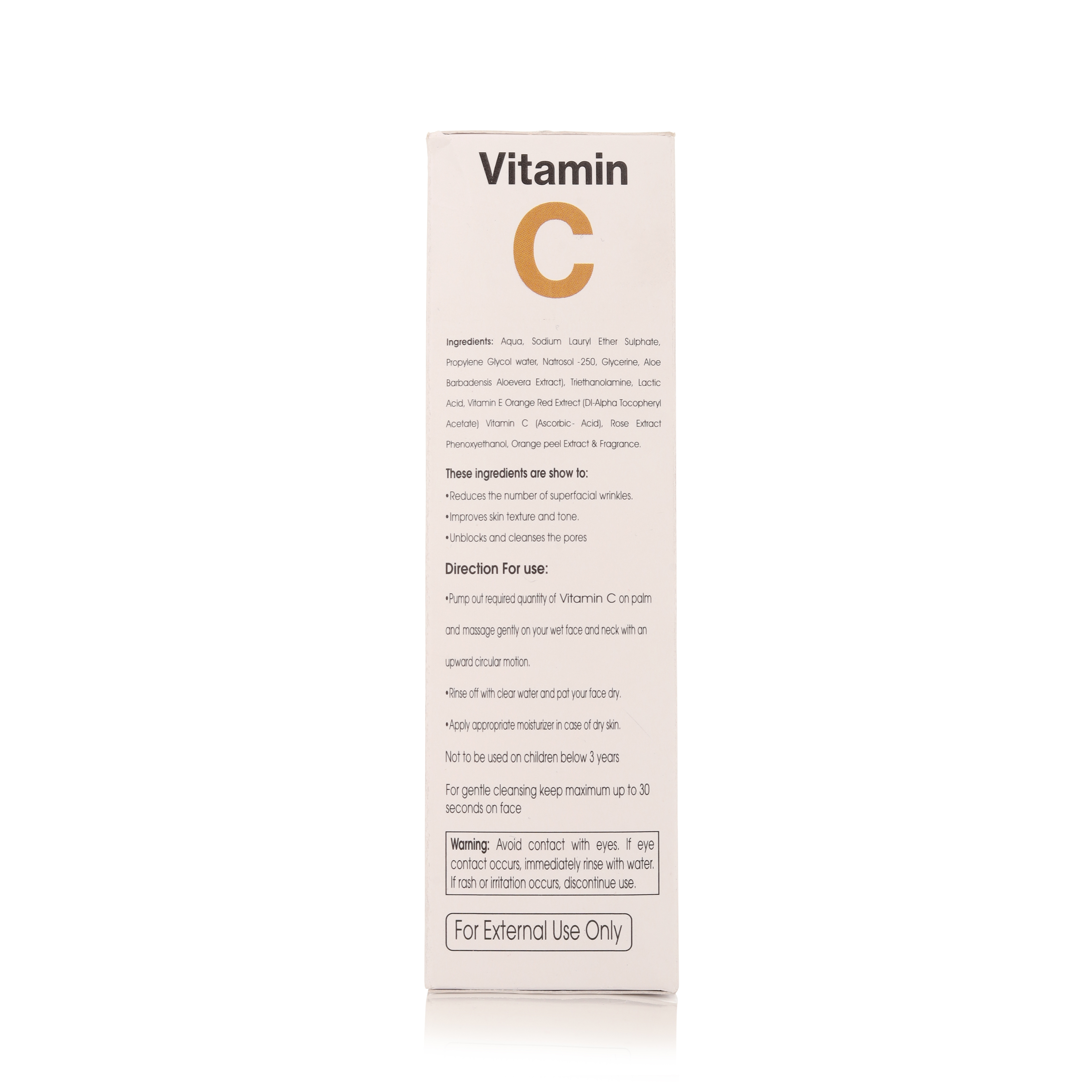 Vitamin C Gel Face Wash - Shelf Life: 2 Year Years