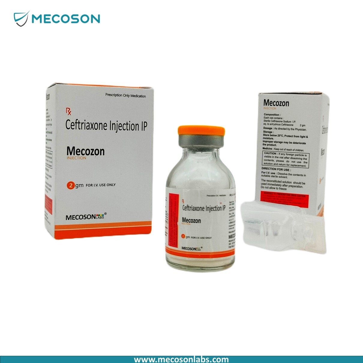 Ceftriaxone Inj - 2gm Injection | Liquid Formulation For Effective Management Of Bacterial Infections In Adults And Teenagers Store Below 30â°c