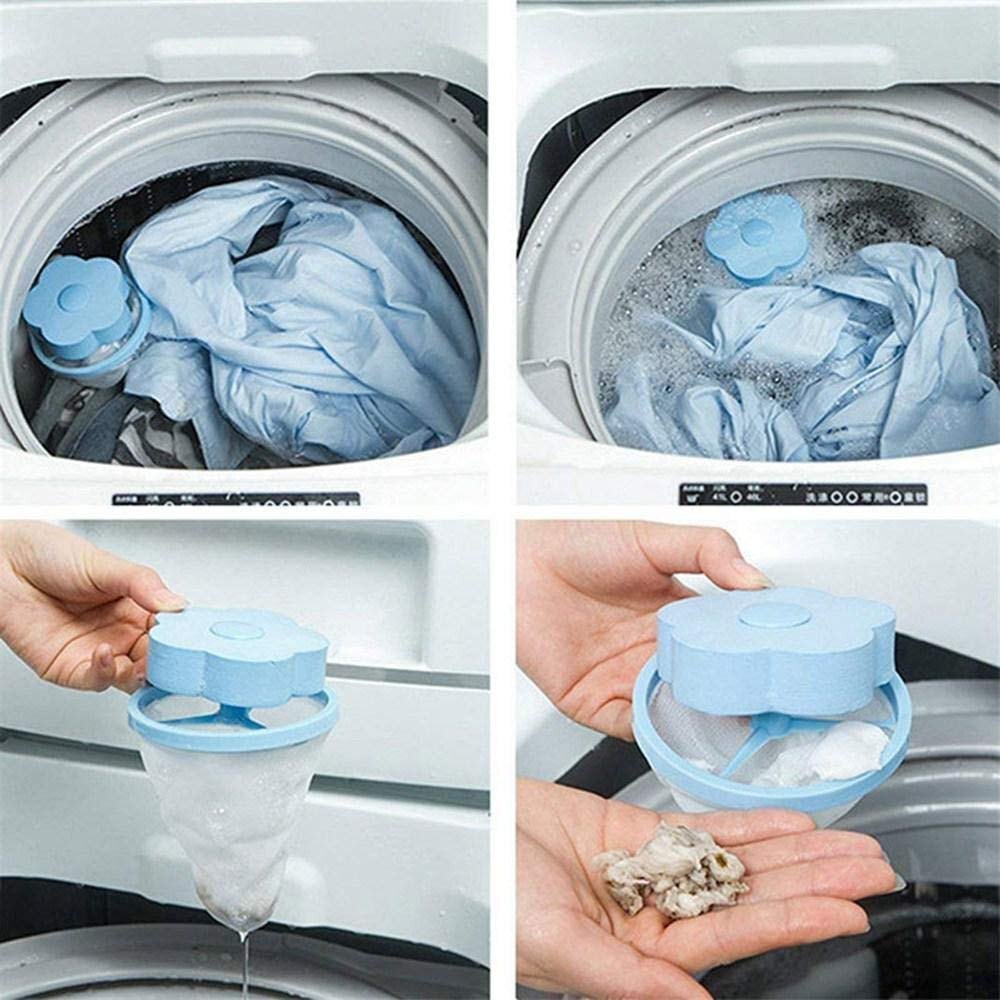 Mitsico Washing Floating Net Bag Plastic Thread Cleaning Filter Net Lint Mesh Bag