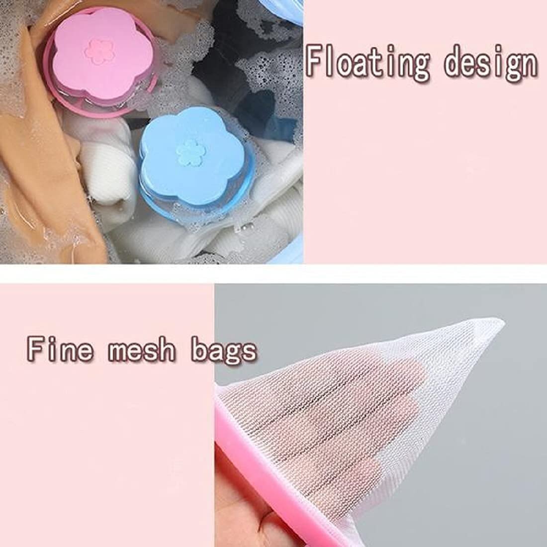 Mitsico Washing Floating Net Bag Plastic Thread Cleaning Filter Net Lint Mesh Bag