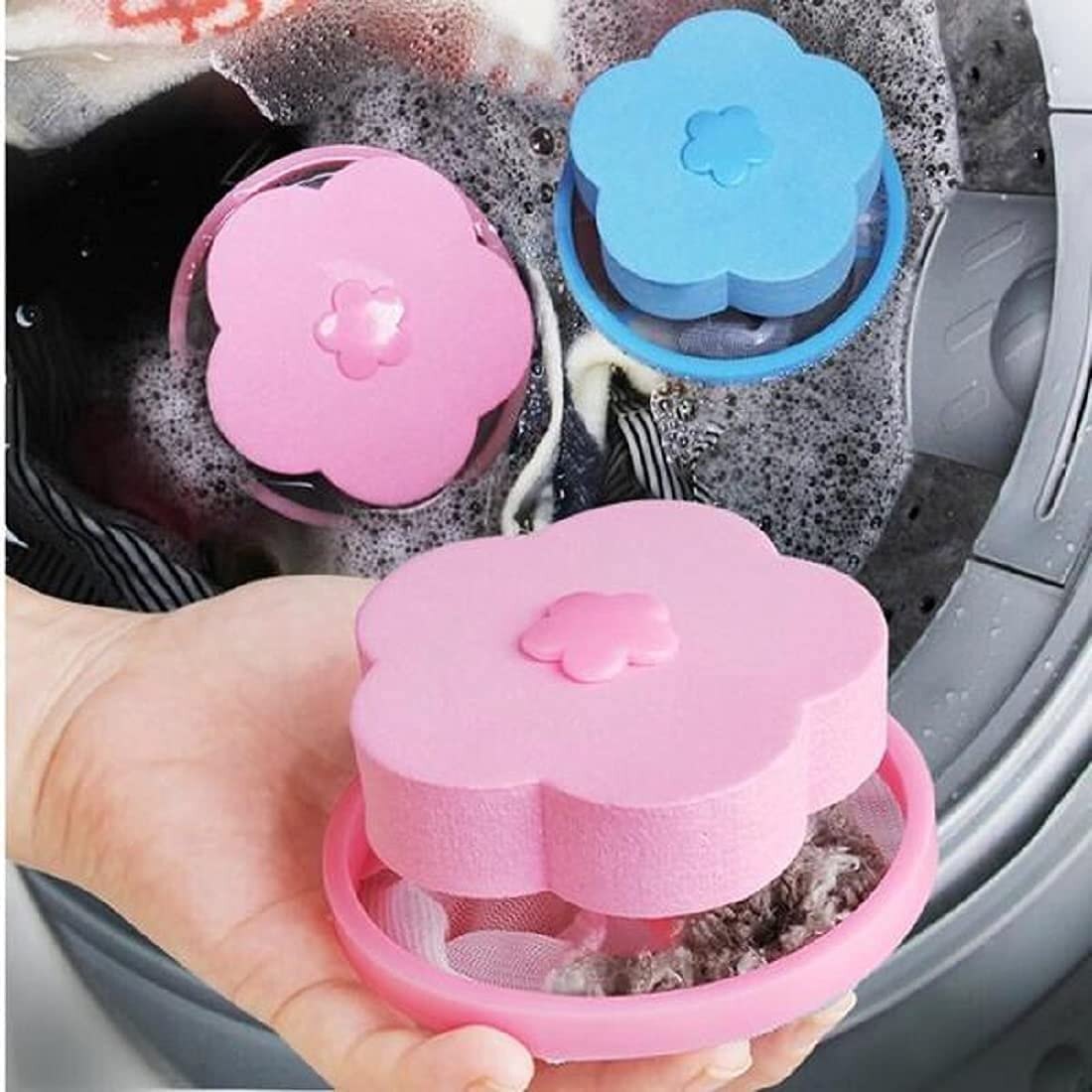 Mitsico Washing Floating Net Bag Plastic Thread Cleaning Filter Net Lint Mesh Bag