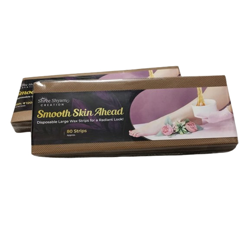 एक बार इस्तेमाल करने योग्य बड़े मोम स्ट्रिप्स