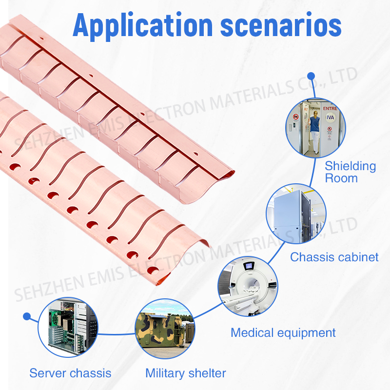 Shielding Door Fingerstock - Application: Industrial