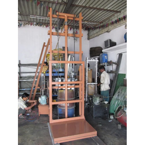 Small Vertical Goods Lift - Stainless Steel, 1-2 Tonne Load Capacity | Hydraulic Drive, Safety Sensor, Calling Box Control