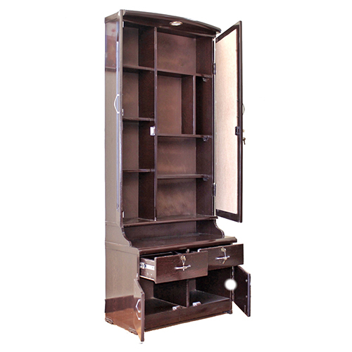 M6 Double Door Dressing Table - Solid Wood, Polished Finish | Modern Design, Ample Storage, Various Color Options