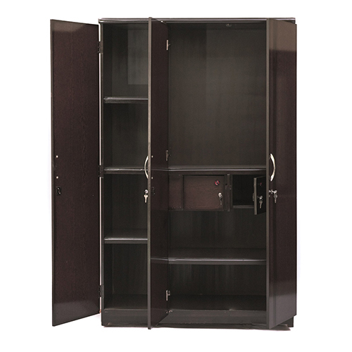 Semi Gloss Three Door Wardrobe - Color: Different Available