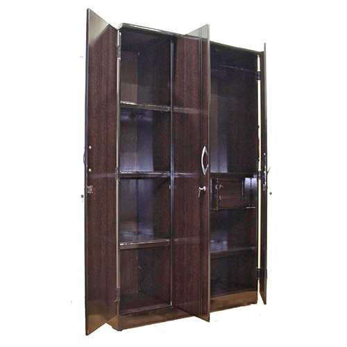 Three Door Wardrobe Particle Board - Color: Different Available