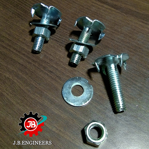 Industrial Elevator Bucket Bolt - Color: Silver