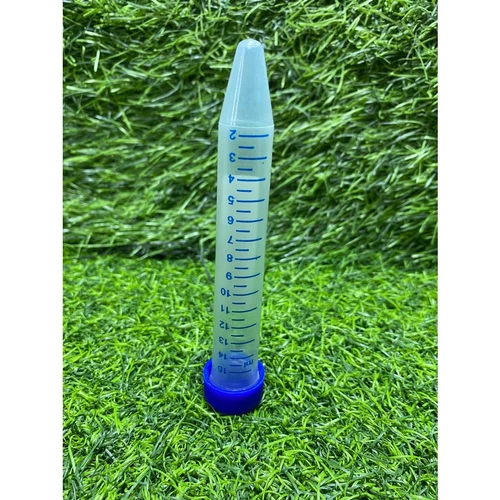 15ml Centrifuge Tube - High-Quality Plastic, 15mL Capacity, Transparent Color | Ideal for Sample Preparation, Centrifugation, and Storage