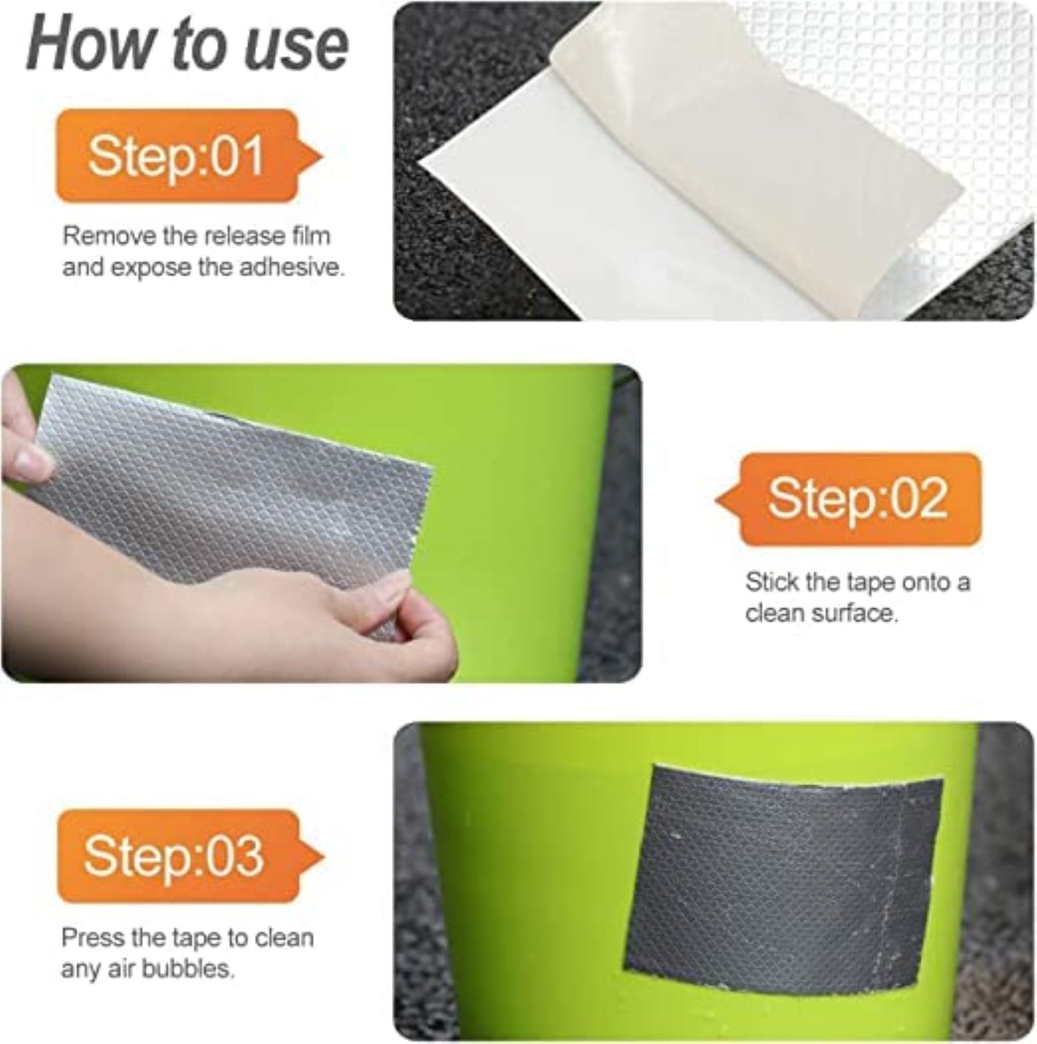 Aluminium Waterproof Foil Tape - 4 Inch