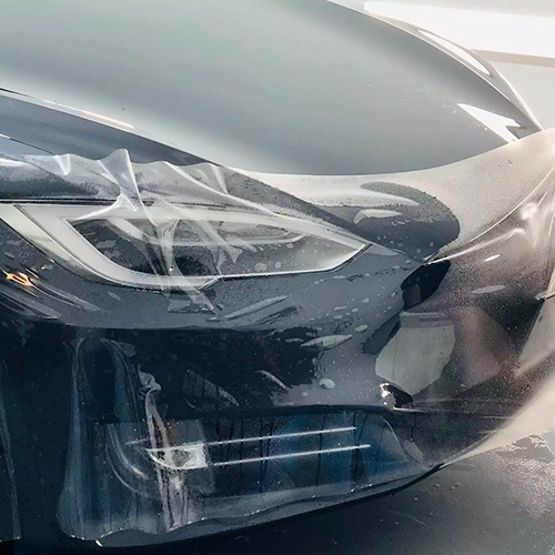 Paint Protection Film - High-quality Plastic Material Custom Sizes For All Cars 1-2 Year Warranty Easy To Install And Remove