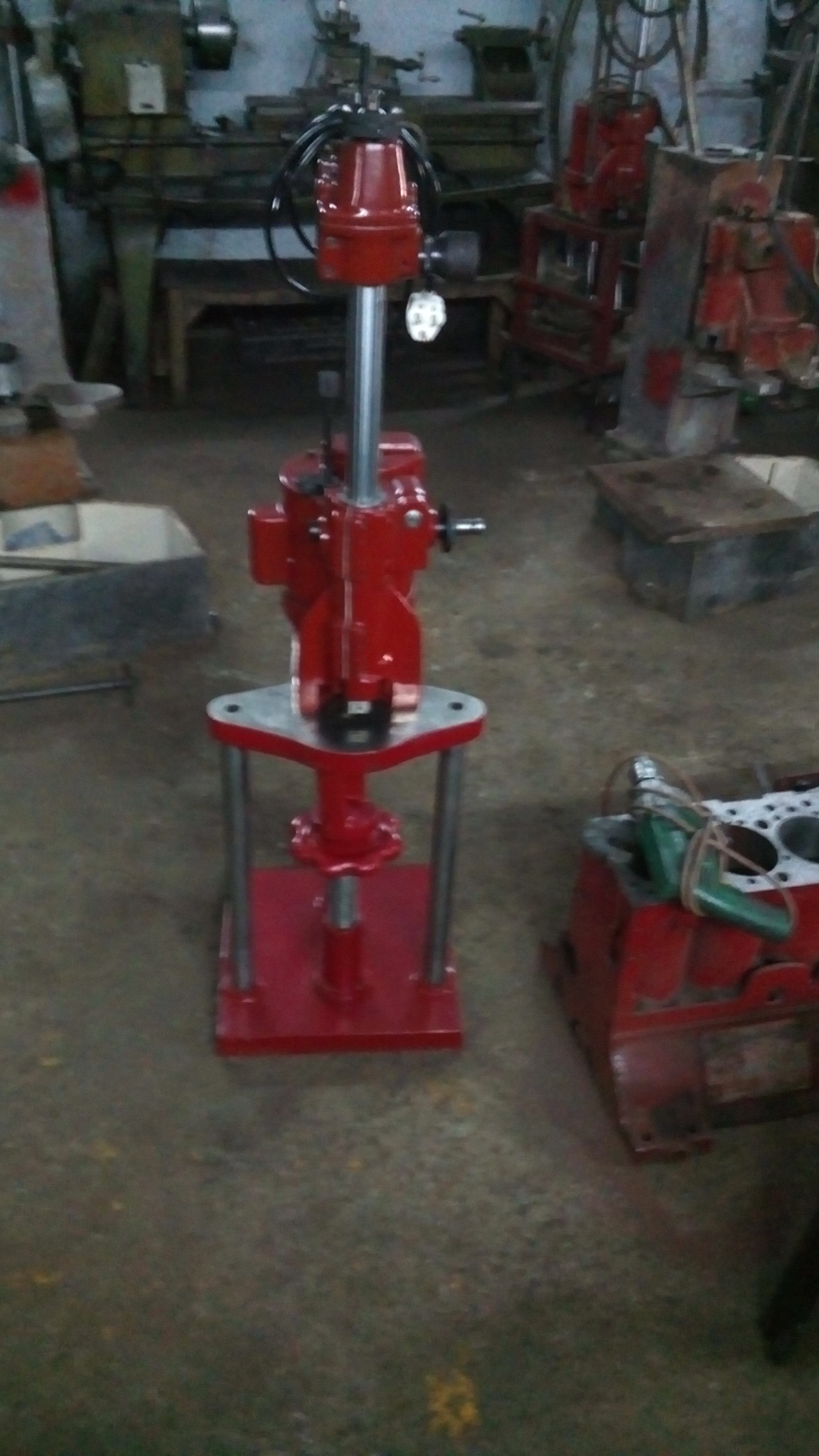 Red Cylinder Boring Machines