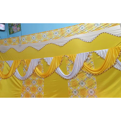 पीले रंग का तम्बू पर्दा