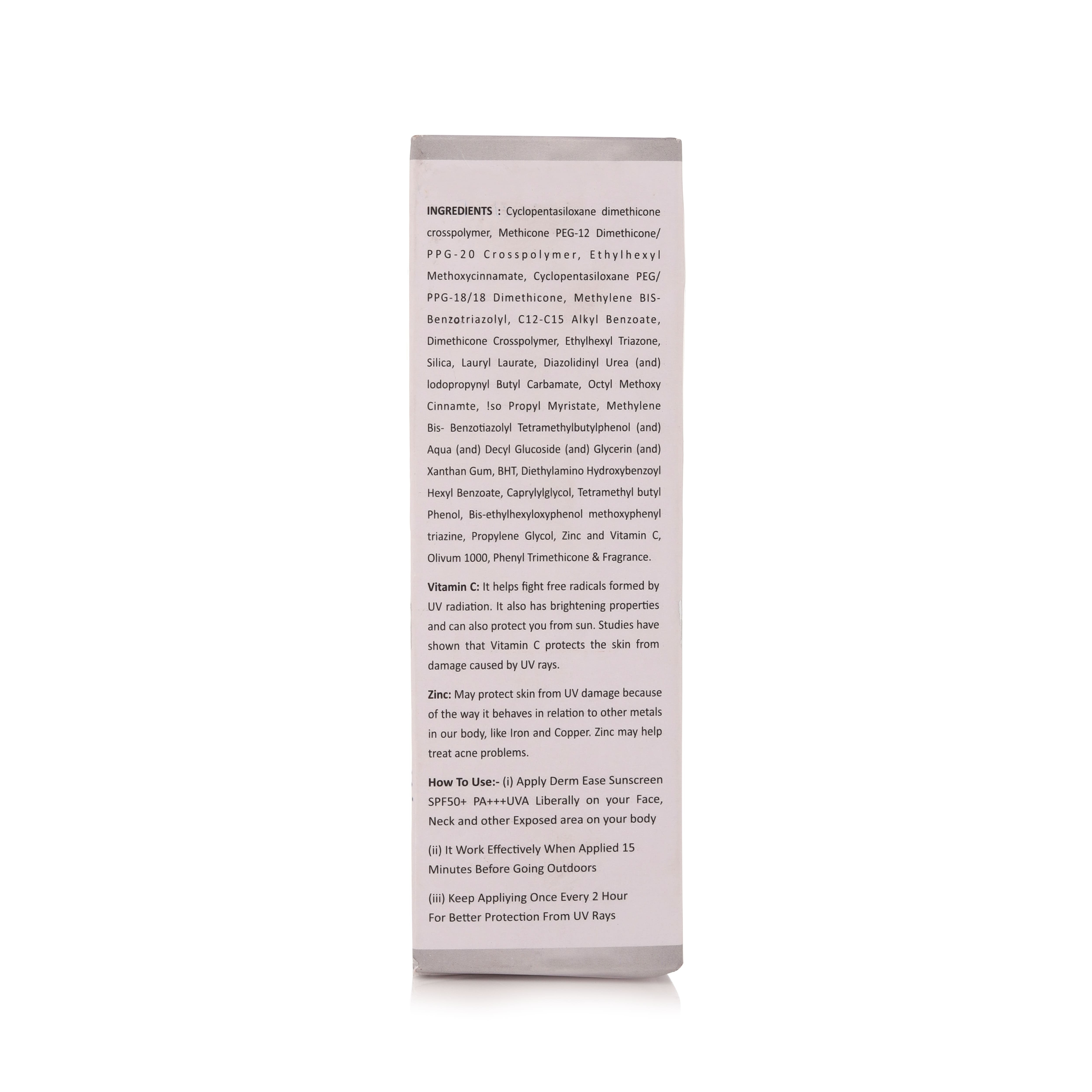 Sun Ease Sunscreen Spf 50 Plus Gel - Quality: Safe To Use