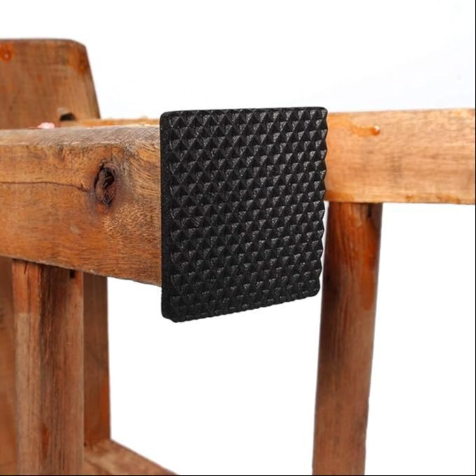 Slip Stick Non-scratch Furniture Pads - Rubber, Free Size, Multicolor | Self-adhesive, Shockproof, Soundproof, Wear-proof Protection For Hard Floors