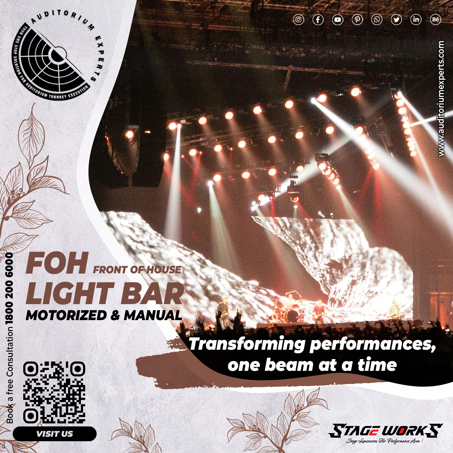 Foh Light Bar - Color: Multicolor