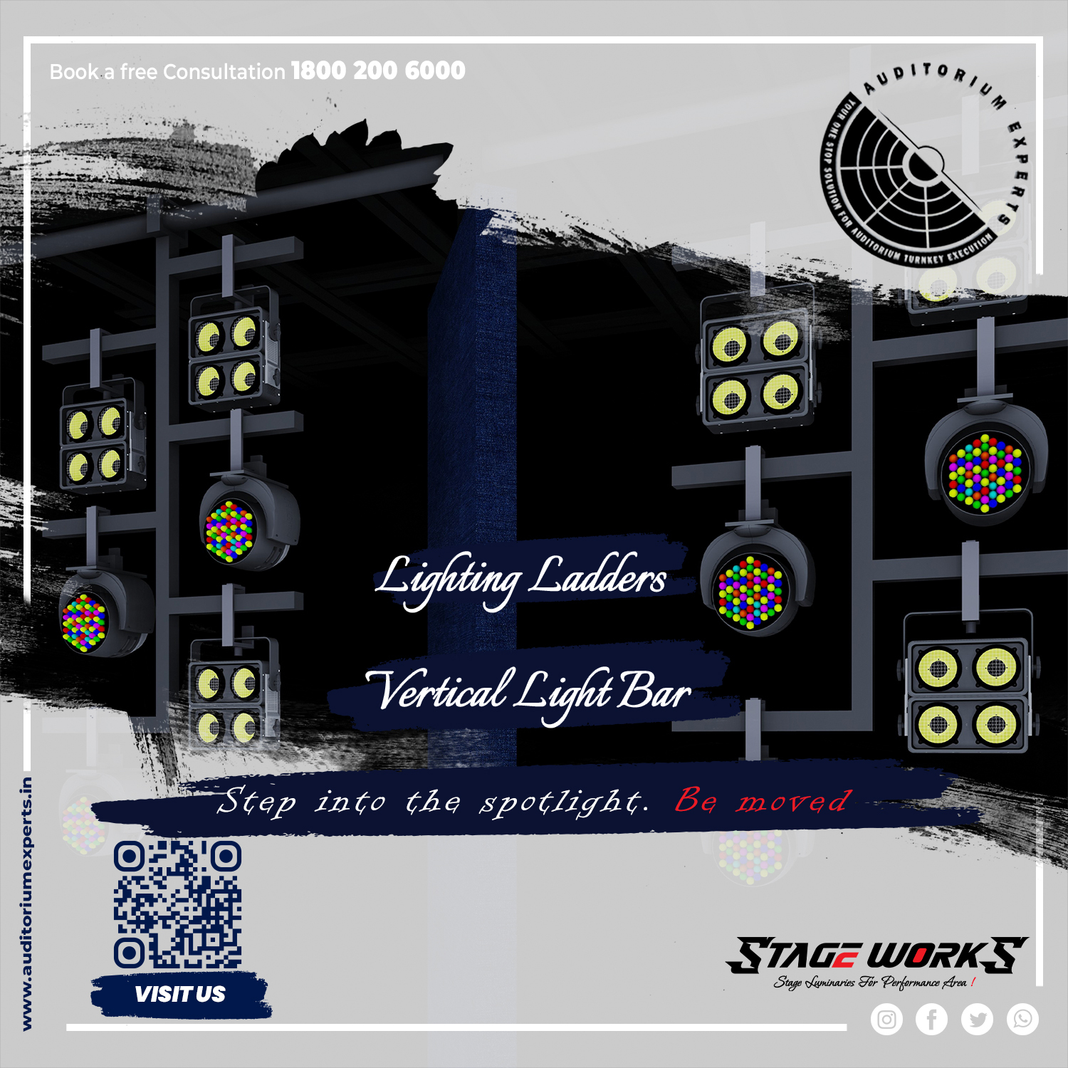 Stage Side Ladder - Color: Multicolor