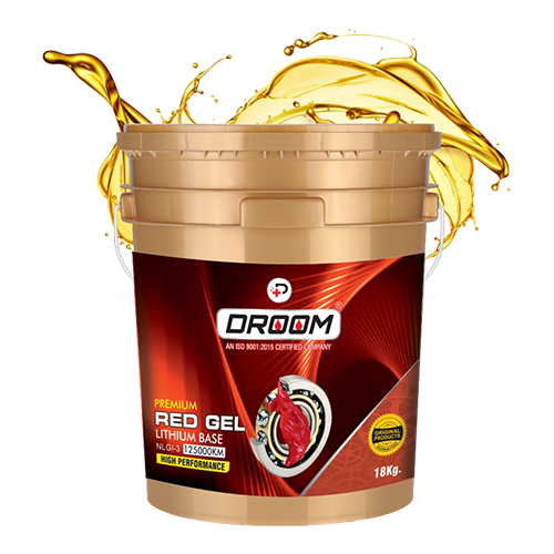 Red Gel Grease - Good Density, Red Gel Color | Automotive Use, Normal Smell, Bottle Packaging