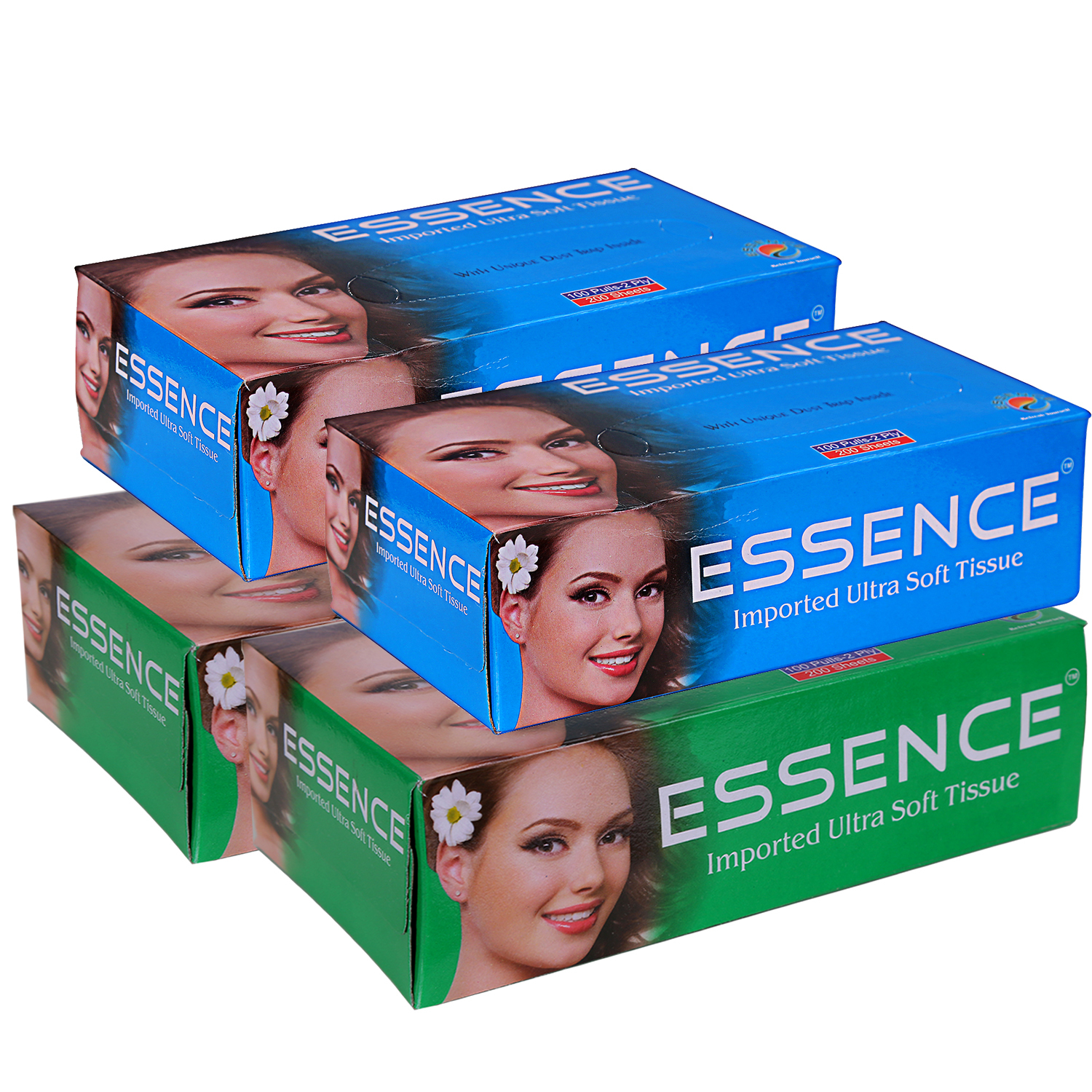Face Tissue - Color: White
