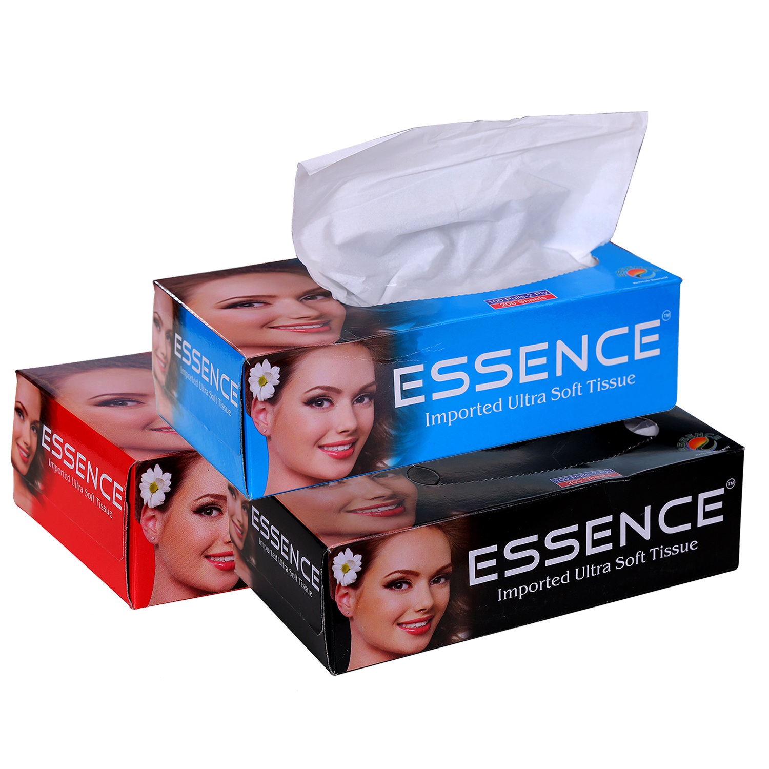 Face Tissue - Color: White