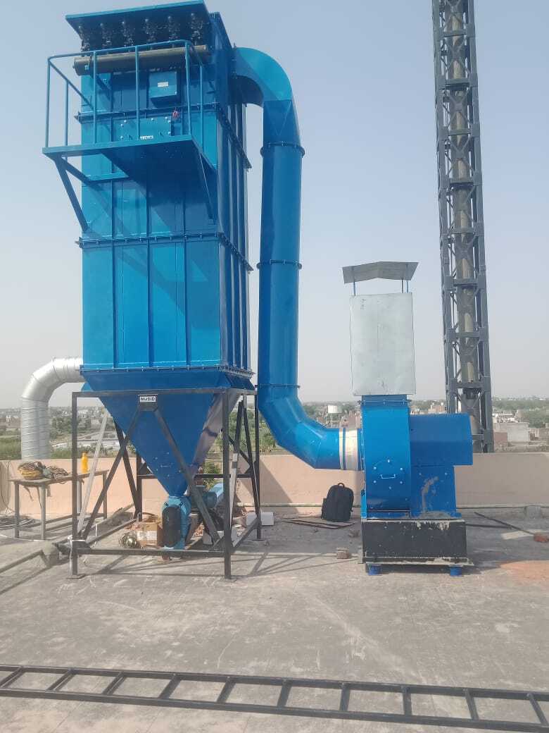 Pulse Jet Bag Filter Dust Collection System - Metal Material, Customized Dimensions, 440 Volt Power | Automatic Operation, Noise Level <75 Db, 20 Hp Power Output