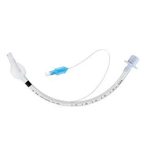 Endotracheal Tube Cuffed - Silicone Material, Transparent Color | Medical Grade, Disposable Design, Endotracheal Tube with Inflatable Cuff