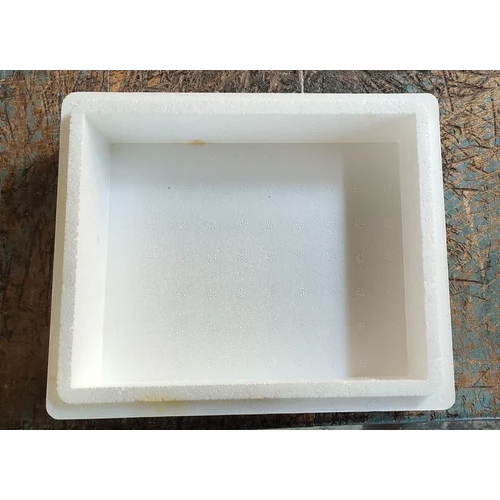 सफेद ईपीएस थर्मोकॉल आइस बॉक्स