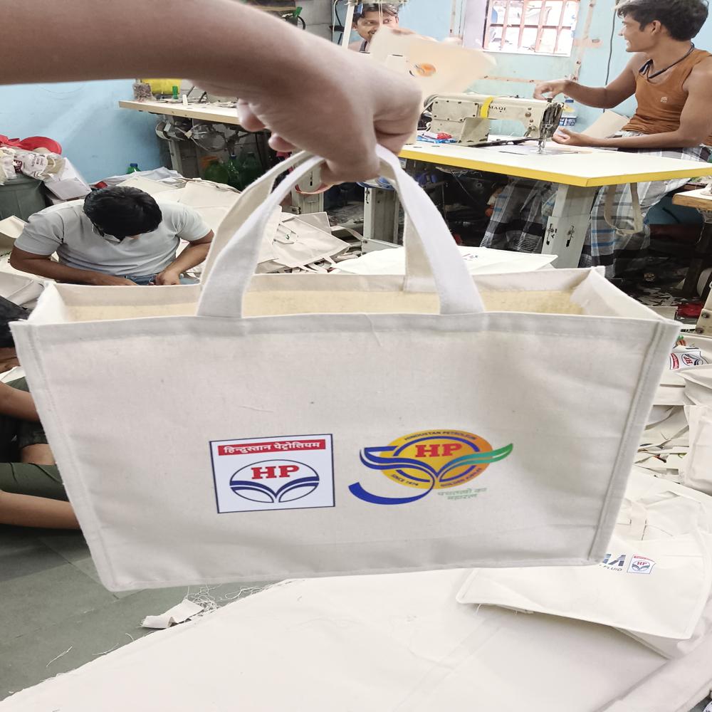 Exhibition Jute Bag - High-Quality, Customizable, Various Sizes Available | Eco-Friendly, Flexiloop Handle, Perfect for Promotions and Shopping