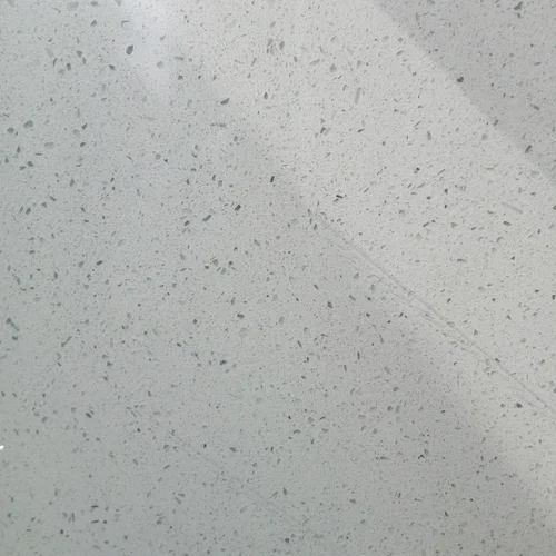 Soho White Quartz Stone Tile - Polished 64x127 Inch Floor Tiles, 20mm Thickness, Pristine White Color, Plain Square Edge Design